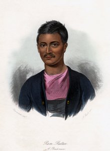 Ram Ruttun. Un brahmán, c1840 de J. Bull