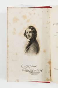 Grabado de Charles Dickens en Un Nuevo Espíritu de la Época 1844 de J. C. Armytage