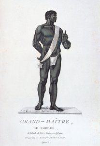 Gran Maestro de la Orden de la Estrella de Notre-Dame, con el traje de su país, de 