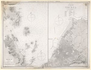 Carta de los puertos del Golfo de Esmirna de J. & C. Walker