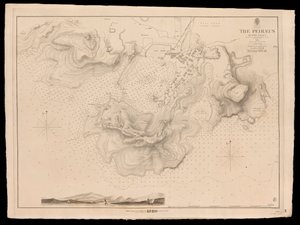 Grecia, el Peiraeus o Puerto Drako inspeccionado por el Comandante Thomas Graves, H.M.S. Beacon 1840 de J. & C. Walker