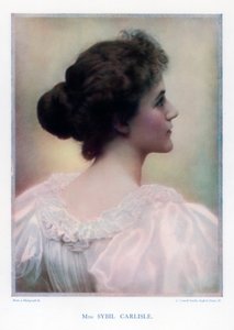 Sybil Carlisle, actriz, 1901 de J Caswall Smith