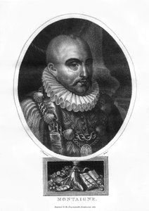 Michel Eyquem de Montaigne, escritor francés, 1817 de J. Chapman