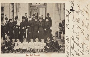 La familia real danesa de J. Peterson and Co