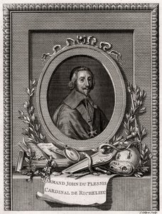 Armand Jean Du Plessis, Cardenal y Duque de Richelieu, 1775 de J. Collyer