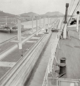 SS Orbita, Canal de Panamá, Panamá, siglo XX