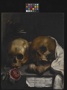 Naturaleza muerta Vanitas de J Falk
