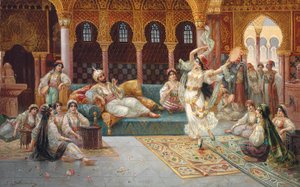 Una danza de harén de J. G. Delincourt