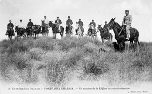 Caballería de la Legión Extranjera Francesa, Forthassa Gharbia, Argelia, c. 1905