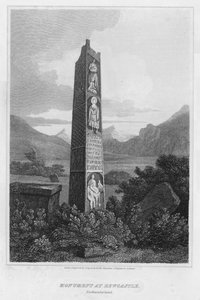 Monumento en Bewcastle, Northumberland de J. Greig