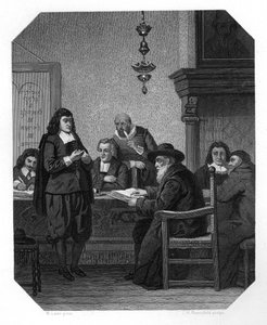 Benedict Spinoza, filósofo holandés del siglo XVII, c1870 de J. H. Rennefeld