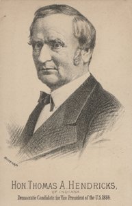 Thomas A. Hendricks de Indiana, candidato demócrata a la Vicepresidencia de los Estados Unidos de J. H. and Co. Bufford