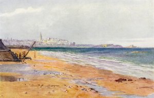 St Malo, Grand y Petit Bey, de Rochebonne (litografia en color)