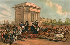 Hyde Park Corner, c1838 de J Harris