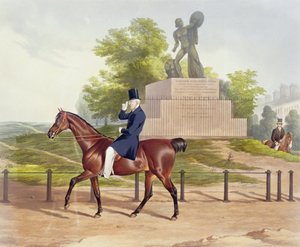 Una vista en Hyde Park, grabado por J. Wilson, 1852 de J. Harrison