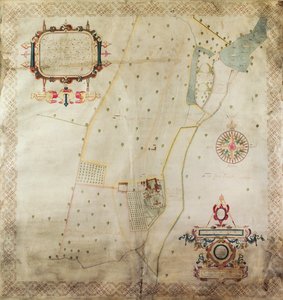 Mapa del Señorío de Shifnal, Shropshire, 1635
