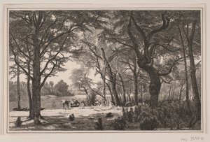 Paisaje forestal de Jutlandia de J. Hildebrand