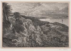 Vista desde Munkebjerg sobre el fiordo de Vejle de J. Hildebrand