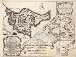 Plano de la ciudad y del puerto de Louisburg (Cabo Bretón)