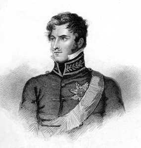 Príncipe Leopoldo de Sajonia-Coburgo-Saalfeld, siglo XIX de J. Hopwood