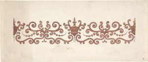Diseño para decoración de panel, 1828-40 de J Hulme