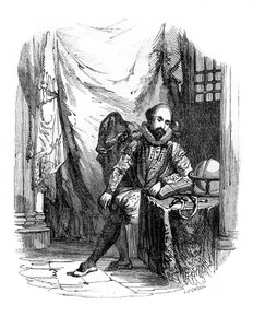 Sir Walter Raleigh en la Torre de Londres de J. Jackson