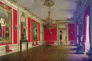 La sala de recepción del Palacio de Hofburg, Viena