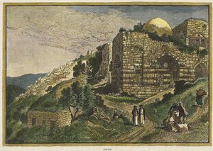 Safed. De: Palestina pintoresca, Sinaí y Egipto de J. Johnstone