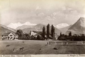 Pensión Liten, Thun, Suiza, 1885 de J Moegle