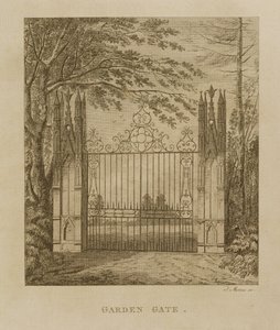 Puerta del Jardín en Strawberry Hill de J. Morris