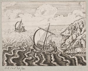 Ilustración de Adam Olearius, “Persianischer Rosenthal von einem Sinnreichen Poeten Schich Saadi [...]”, Schleswig 1660