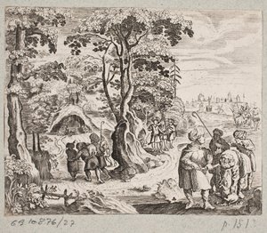 Ilustración para Adam Olearius, “Persianischer Rosenthal von einem Sinnreichen Poeten Schich Saadi […]”, Schleswig 1660