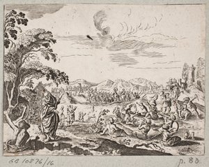 Ilustración de Adam Olearius, “Persianischer Rosenthal von einem Sinnreichen Poeten Schich Saadi [...]”, Schleswig 1660