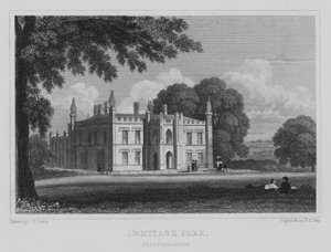Armitage Park, Staffordshire de John Preston Neale
