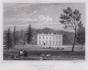 Batsford, Gloucestershire (grabado) de John Preston Neale