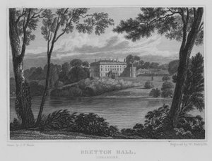 Bretton Hall, Yorkshire de John Preston Neale