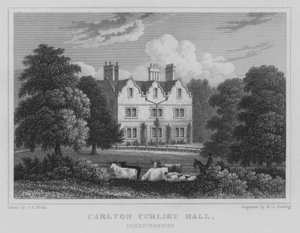 Carlton Curlieu Hall, Leicestershire (grabado)