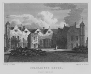 Charlecote House, Warwickshire de John Preston Neale
