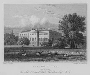 Lathom House, Lancashire, La Residencia de Edward Boolte Wilbraham, Esquire, MP de John Preston Neale