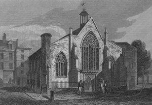 La Iglesia Holandesa, Austin Friars, Londres de John Preston Neale