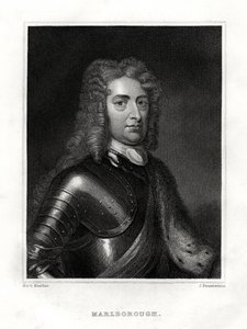 John Churchill, el Duque de Marlborough, soldado inglés, 1860 de J. Posselwhite