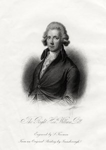 William Pitt el Joven, estadista británico, siglo XIX de J. Posselwhite