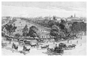 Hyde Park, Sídney, Nueva Gales del Sur, Australia, 1886
