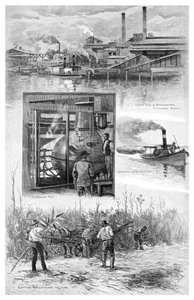 La industria azucarera, Río Richmond, Nueva Gales del Sur, Australia, 1886 de J. R. Ashton