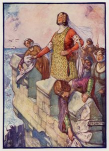 Agnes Negra, Condesa de Dunbar y March, en el Asedio del Castillo de Dunbar por los ingleses, 1338