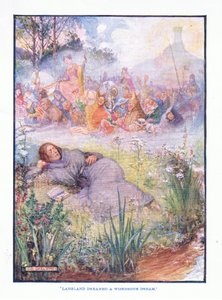 Langland soñó un sueño maravilloso, de Literatura Inglesa pub. por T C & EC Jack, c.1920