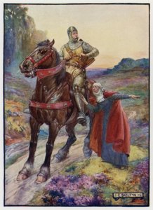 William Wallace recibiendo la noticia de que los ingleses han colgado a sus hombres de J. R. Skelton