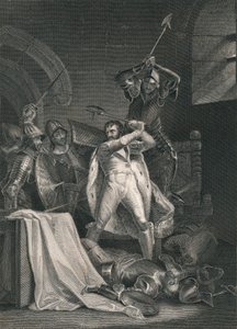 Muerte de Ricardo II, 1400, mediados del siglo XIX de J. Rogers