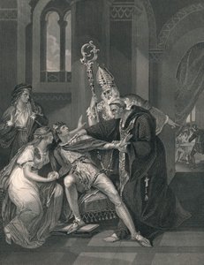Edwy y Elgiva, mediados del siglo XIX de J. Rogers