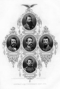Generales del Ejército Confederado, 1862-1867